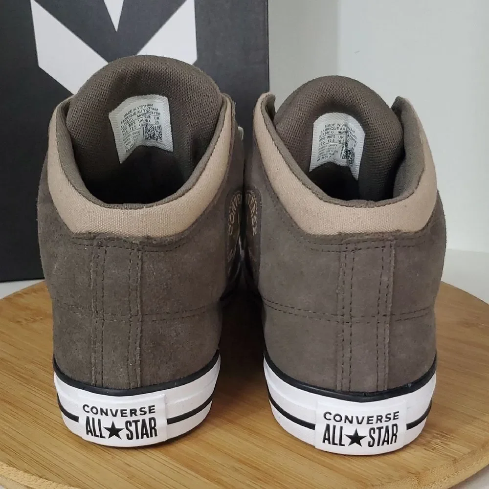 Converse All Star CTAS High Street Mid Unisex Sneakers Brown Tan M8/ W10 - Picture 6 of 10